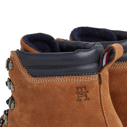 

Черевики туристичні Tommy Hilfiger Hilfiger W Mix Suede Hooks FM0FM04764 Winter Cognac GVI, Коричневий