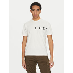 C.P. Company C.P. Company Marškinėliai 18CMTS139A005100W Balta Regular Fit