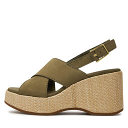 

Босоніжки Clarks Manon Wish 26176302 Olive Nubuck, Зелений