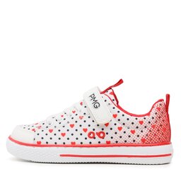 

Снікерcи Primigi 3952000 S White/Red, Білий