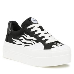Buffalo Sneakers Buffalo Paired Flame 1630980 Black/White