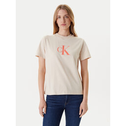Calvin Klein Jeans Calvin Klein Jeans Póló Hero Classic LV047B865G Bézs Regular Fit