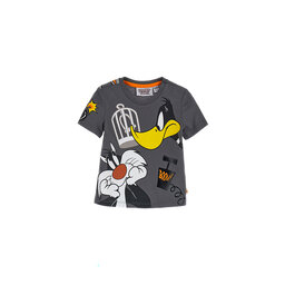 Original Marines Original Marines T-shirt LOONEY TUNES DDPV0346NM Siva Regular Fit