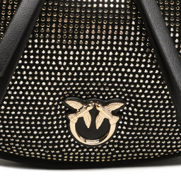 

Сумка Pinko Brioche Hobo Mini AI 23-24 PLTT 101433 A159 Black Z99U, Чорний