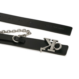 

Жіночий ремінь Calvin Klein Jeans Mono Hardware Leather Belt 30mm K60K610363 0GP, Чорний