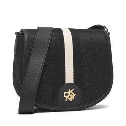 

Сумка DKNY Carol Saddle Bag R21EFR72 Bg Logo/Bk XLB, Чорний