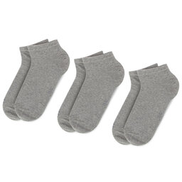Camel Active Zestaw 3 par niskich skarpet unisex Camel Active 6595 Grey Melange 150