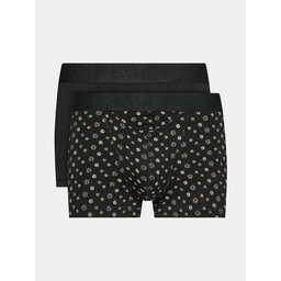 HOM HOM 2er-Set Boxershorts 402660 Schwarz