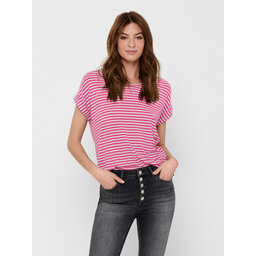 ONLY ONLY Camiseta Moster 15206243 Rosa Regular Fit