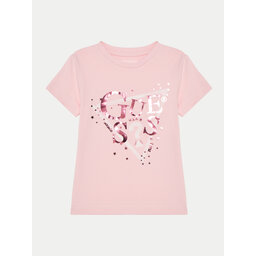 Guess Guess T-Shirt K5RI00 K6YW4 Ροζ Regular Fit