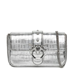 PINKO Borsetta PINKO Love One Pocket Simply C AI 24-25 PLTT 103838 A1W5 Argento