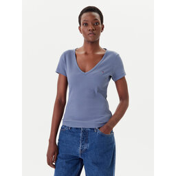 Tommy Jeans Tommy Jeans Marškinėliai Essential DW0DW17385 Mėlyna Slim Fit