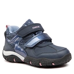 Geox Сникърси Geox J Baltic G.B Abx A 26H1A 0BCMN C0694 S Navy/Pink
