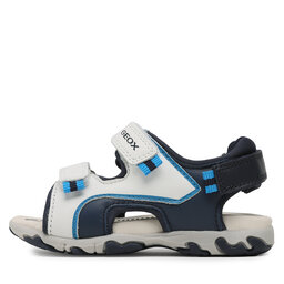 Geox Sandály Geox B Sandal Flaffee Boy B3559A08515C0899 S White/Navy