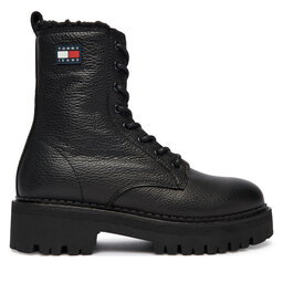 Tommy Jeans Schnürstiefeletten Tommy Jeans Tjw Urban Laceup Boot Wl EN0EN02906 Schwarz