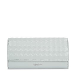 Calvin Klein Portafoglio grande da donna Calvin Klein Calvin Mini Quilt K60K611895 Grigio