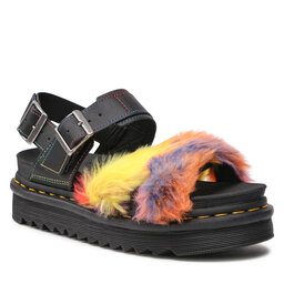Dr. Martens Сандали Dr. Martens Voss II Fluffy 27348889 Multi Rainbow/Black