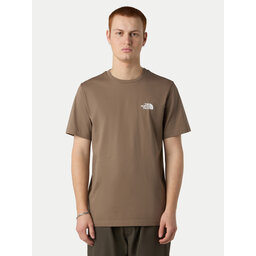 The North Face The North Face Camiseta Simple Dome NF0A87NG Marrón Regular Fit