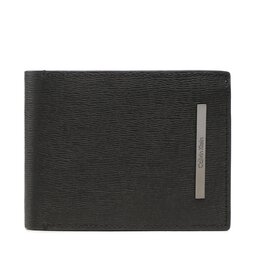 Calvin Klein Große Herren Geldbörse Calvin Klein Modern Metal Trifold 10Cc W/Coin K50K510619 BAX