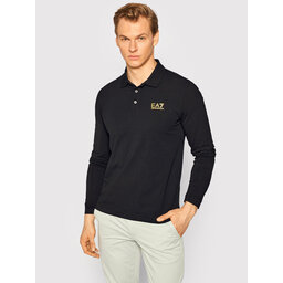 EA7 Emporio Armani Polo marškinėliai EA7 Emporio Armani 8NPF05 PJM5Z 0208 Black