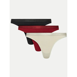 Calvin Klein Underwear Calvin Klein Underwear Набір з 3 пар стрінгів Thong 3pk 000QD5244E Кольоровий