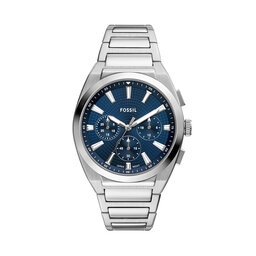 Fossil Karóra Fossil Everett Chronograph FS6104 Ezüst