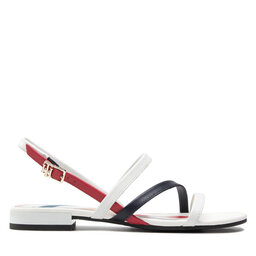 

Босоніжки Tommy Hilfiger Feminine Strappy Flat Sandal FW0FW06480 Rwb 0GY, Білий