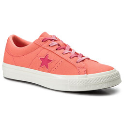 Converse Πάνινα παπούτσια Converse One Star Ox 564152C Turf Orange/Strawberry Jam