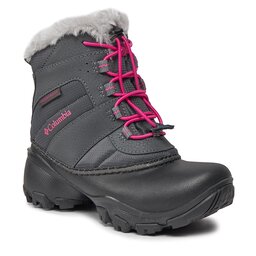 Columbia Schneeschuhe Columbia Youth Rope Tow™ Iii Waterproof 1637841 Dark Grey/ Haute Pink 089