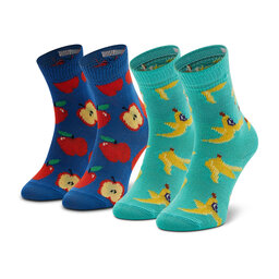 Happy Socks Vaikiškų ilgų kojinių komplektas (2 poros) Happy Socks KFRU02 6300