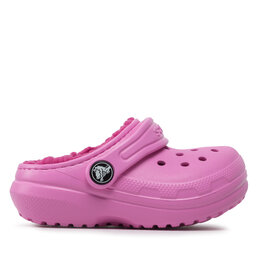 

Шльопанці Crocs Classic Lined Clog T 207009 Taffy Pink, Рожевий