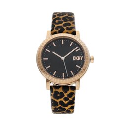 DKNY Ρολόι DKNY Soho NY6637 Rose Gold/Brown