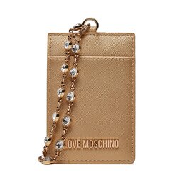 LOVE MOSCHINO Pouzdro na kreditní karty LOVE MOSCHINO JC5853PP4IK2390A Zlatá
