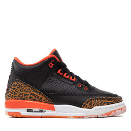 

Взуття Nike Air Jordan 3 Retro (Gs) 441140 088 White/Team Orange/Kumquat, Чорний