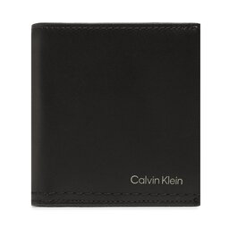 Calvin Klein Portofel Mic pentru Bărbați Calvin Klein Duo Stitch Trifold 6cc W/Coin K50K510324 BAX