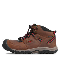 

Трекінгові черевики Keen Ridge Flex Mid Wp 1025585 Bison/Red Carpet, Коричневий