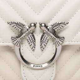 

Сумка Pinko Love Mini Icon Wallet C PE 23 PLTT 100062 A0GK Bianco Seta/Old Silver Z14O, Écru