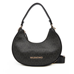 Valentino Дамска чанта Valentino Shelby VBS90A07LOG Черен