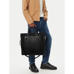 Calvin Klein Handtasche Calvin Klein Ssnl Raised Logo Tote LV04D3502G Schwarz