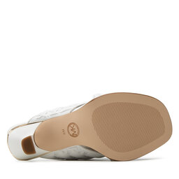 

Шльопанці MICHAEL Michael Kors Gideon Mule 40S2GDMP1L Optic White, Білий