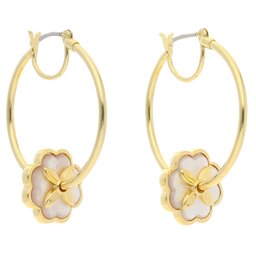 Kate Spade Fülbevaló Kate Spade Hoops KD312 Cream/Gold 100