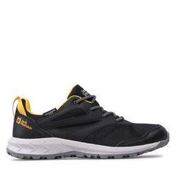 

Трекінгові черевики Jack Wolfskin Woodland Texapore Low K 4042162 Black/Burly Yellow, Чорний