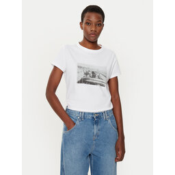 BOSS BOSS Camiseta 50541264 Blanco Regular Fit