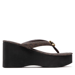

В'єтнамки MICHAEL Michael Kors Sarita Wedge Flip Flop 40T2SRFA1B Brown, Коричневий