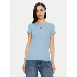 HUGO HUGO Футболка Easy 50523924 Світло-синій Slim Fit