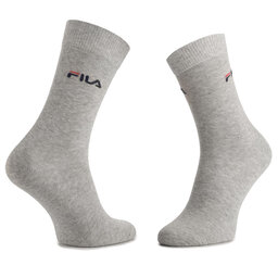 Fila Súprava 3 párov vysokých ponožiek unisex Fila F9630 Grey 400