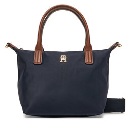 Tommy Hilfiger Táska Tommy Hilfiger Popette Mini Tote AW0AW17709 Sötétkék