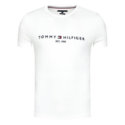 Tommy Hilfiger Tommy Hilfiger T-Shirt Core Logo Tee MW0MW11465 Weiß Slim Fit