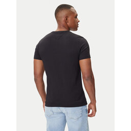 Tommy Hilfiger Tommy Hilfiger T-Shirt Core Logo Tee MW0MW11465 Schwarz Slim Fit
