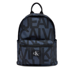 Calvin Klein Jeans Hátizsák Calvin Klein Jeans Backpack Logo Aop IU0IU00693 Sötétkék